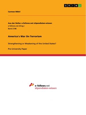 cover image of America's War On Terrorism